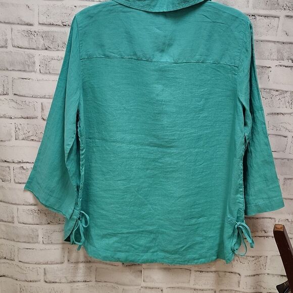 Issac mizrahi linen top - Picture 3 of 3